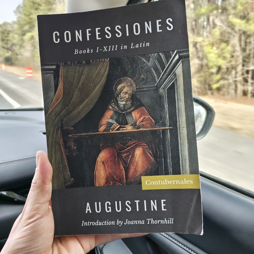 IN LATIN The Confessions: Saint Augustine 2023 9781961822054 Damaged‎ Back Cover